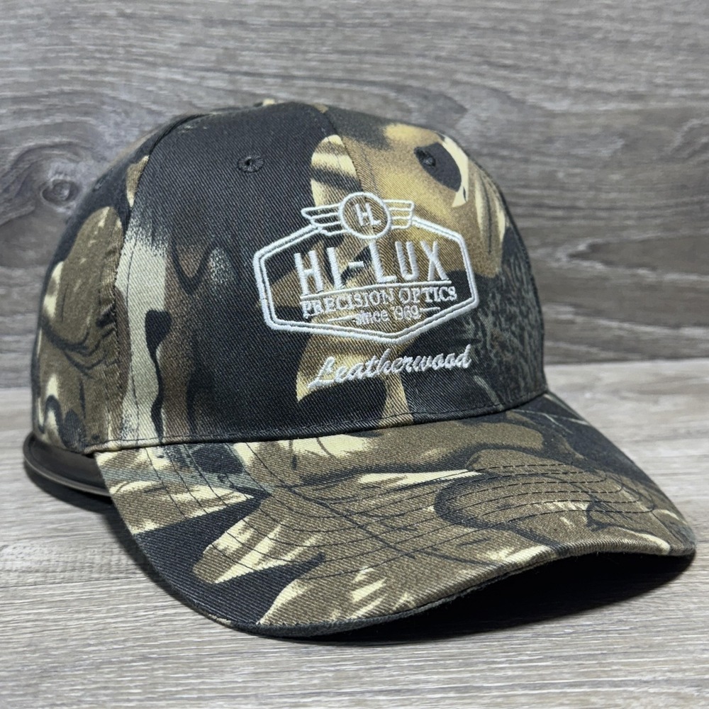 HI-LUX Leatherwood Hat Cap Strap Back Camouflage Camo Embroidered Mens Hunting